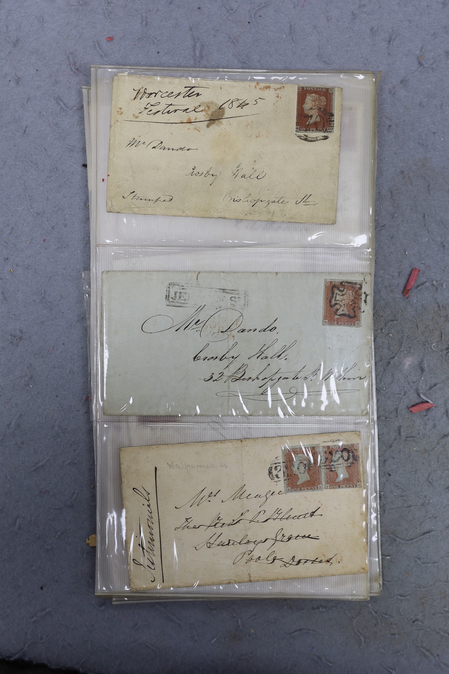 A collection of Postal Covers from 1830-1860